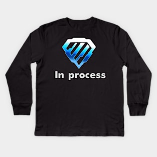 Diamond III In Progress [Rocket league] Kids Long Sleeve T-Shirt